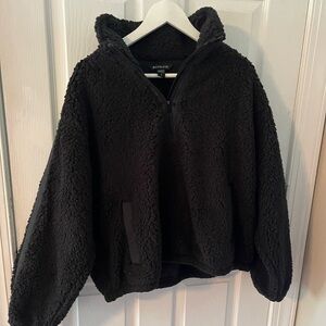 Athleta Black Fleece cropped Jacket